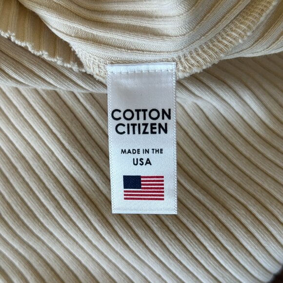 NWT Cotton Citizen Verona Midi Dress | Body-Con Fit | Raw Edge Hems | Size XS - Picture 8 of 9